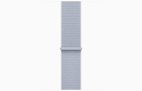 Apple Watch Series SE 2024 40mm Silver Aluminum Case with Blue Cloud Sport Loop